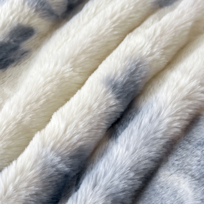 91家纺网 家纺一手货源 找家纺 创爱家纺 2025新款法式韩版花边兔毛绒印花四件套 法式花边-青花舞梦