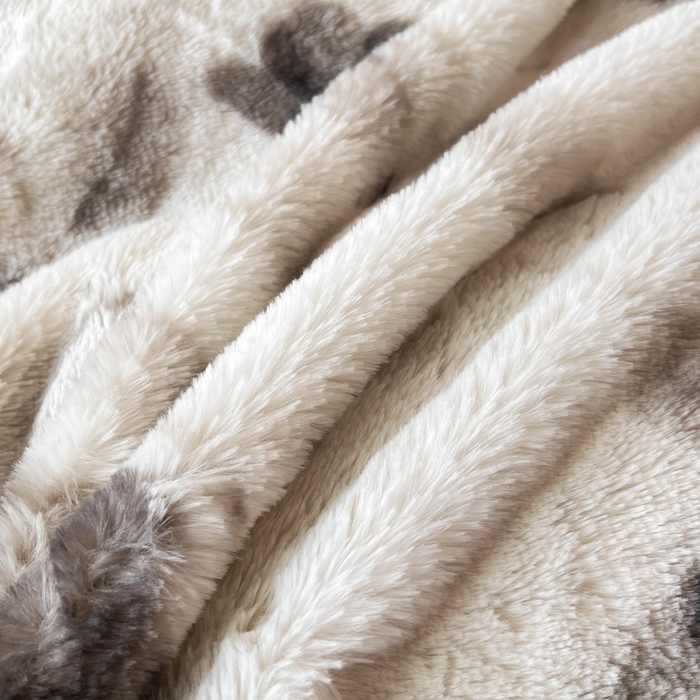 91家纺网 家纺一手货源 找家纺 （总）创爱家纺 2025新款法式韩版花边兔毛绒印花四件套