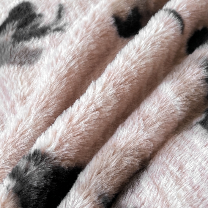 91家纺网 家纺一手货源 找家纺 创爱家纺 2025新款法式韩版花边兔毛绒印花四件套 法式花边-简爱