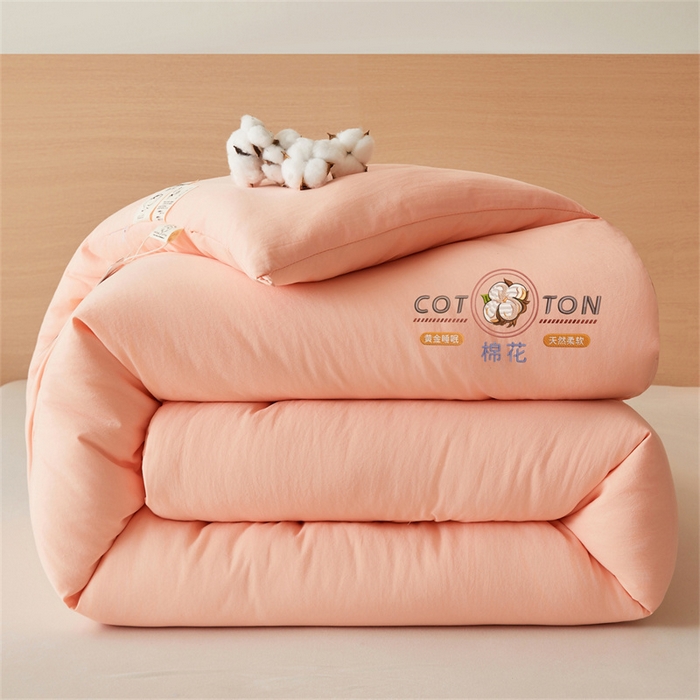 91家纺网 家纺一手货源 找家纺 富艺隆 2025新款A类新疆棉花被水洗棉被子被芯加厚冬被春秋被学生宿舍被子（高克重面料，带检测口） 棉花被-香妃玉