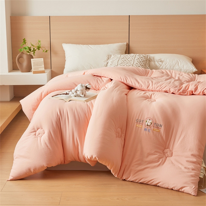 91家纺网 家纺一手货源 找家纺 富艺隆 2025新款A类新疆棉花被水洗棉被子被芯加厚冬被春秋被学生宿舍被子（高克重面料，带检测口） 棉花被-香妃玉