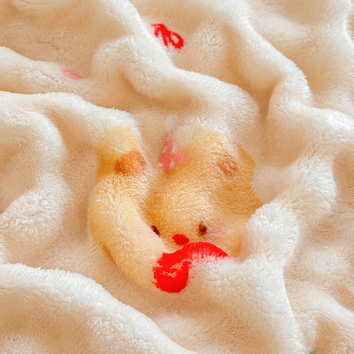 91家纺网 家纺一手货源 找家纺 归属 2025新款牛奶绒泡泡绒四件套 奶油熊