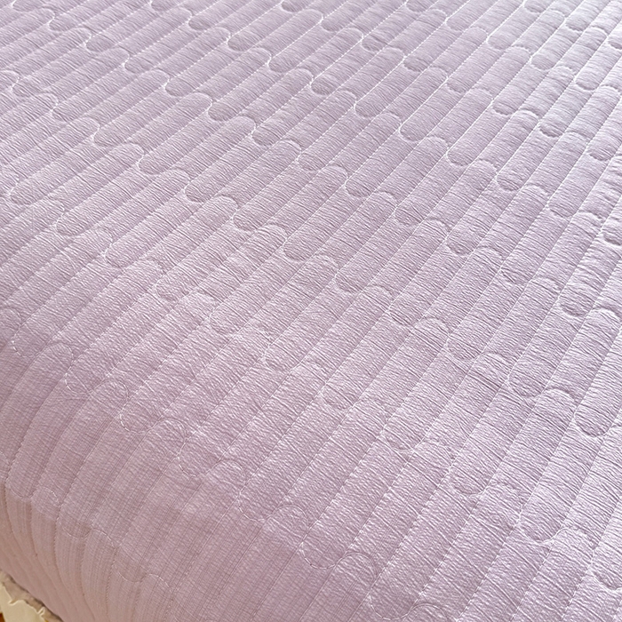 91家纺网 家纺一手货源 找家纺 韩约家纺 2025新款韩约1韩式蝴蝶结床盖款棉麻四件套 怦然心动