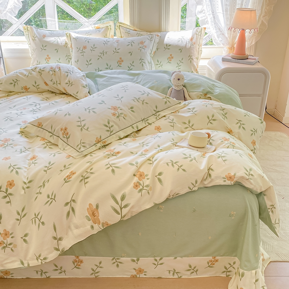 91家纺网 家纺一手货源 找家纺 （总）凌鼎 2025新款多规格掉边13070全棉四件套