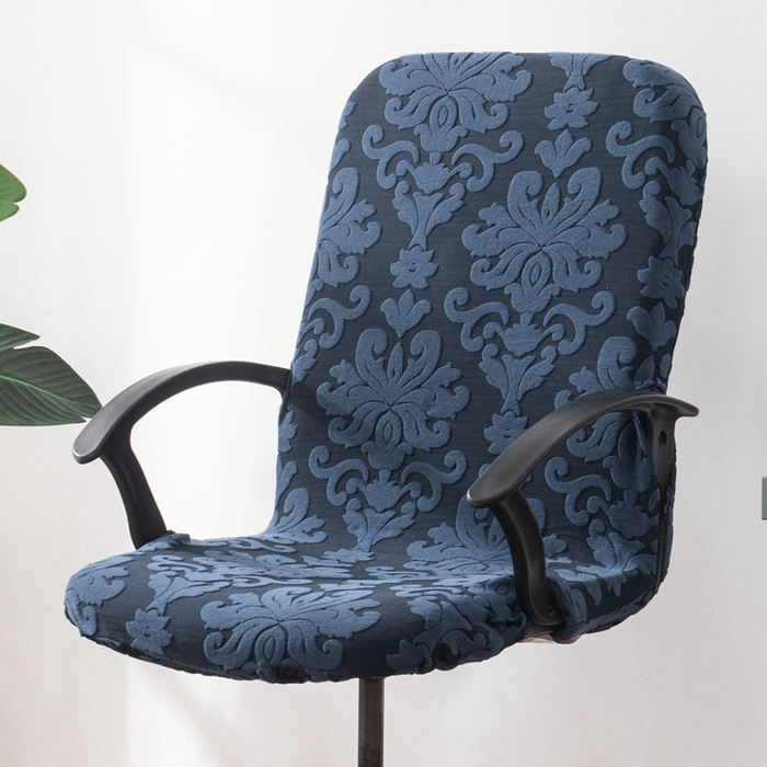 91家纺网 家纺一手货源 找家纺 （总）壹零特色家纺 欧式提花老板椅套 办公室椅子套 带拉链连体椅套 弹性椅套子