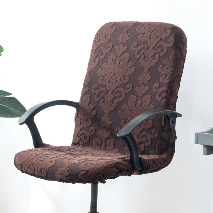 91家纺网 家纺一手货源 找家纺 （总）壹零特色家纺 欧式提花老板椅套 办公室椅子套 带拉链连体椅套 弹性椅套子