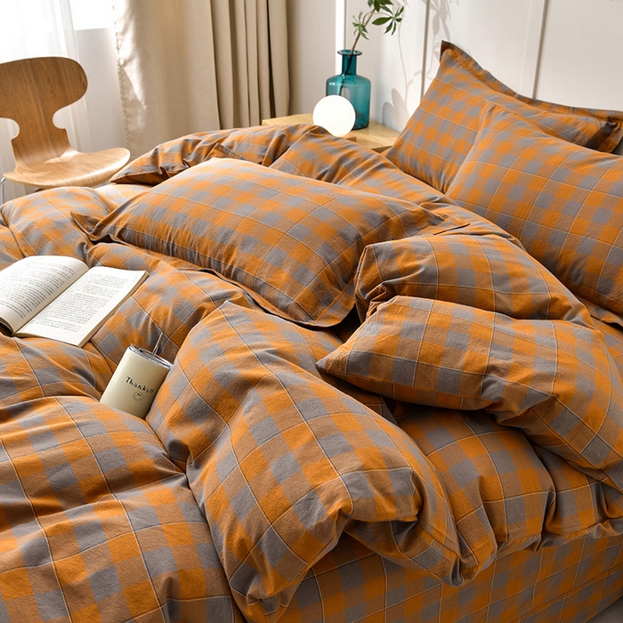 91家纺网 家纺一手货源 找家纺 （总）斯尔顿2025新款全棉色织水洗棉四件套