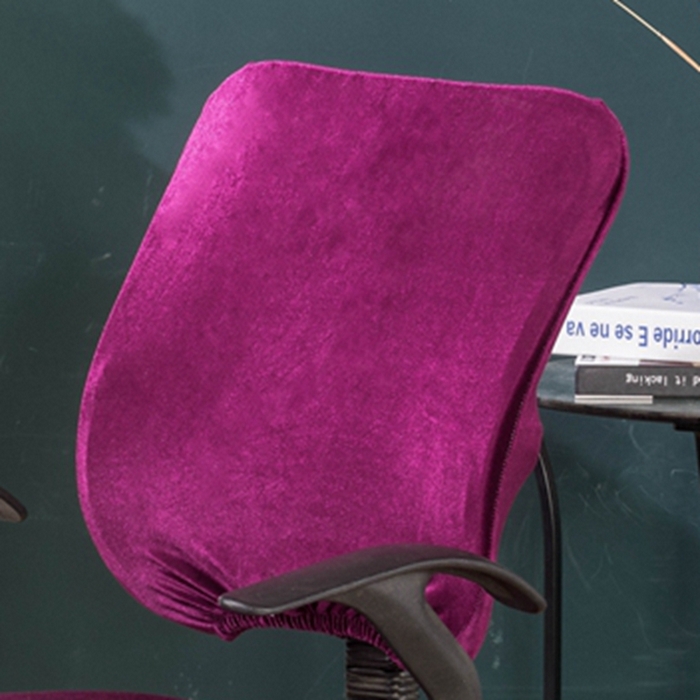 91家纺网 家纺一手货源 找家纺 （总）壹零特色家纺 银狐绒靠背套 办公室椅子套 家用椅套子 靠背套