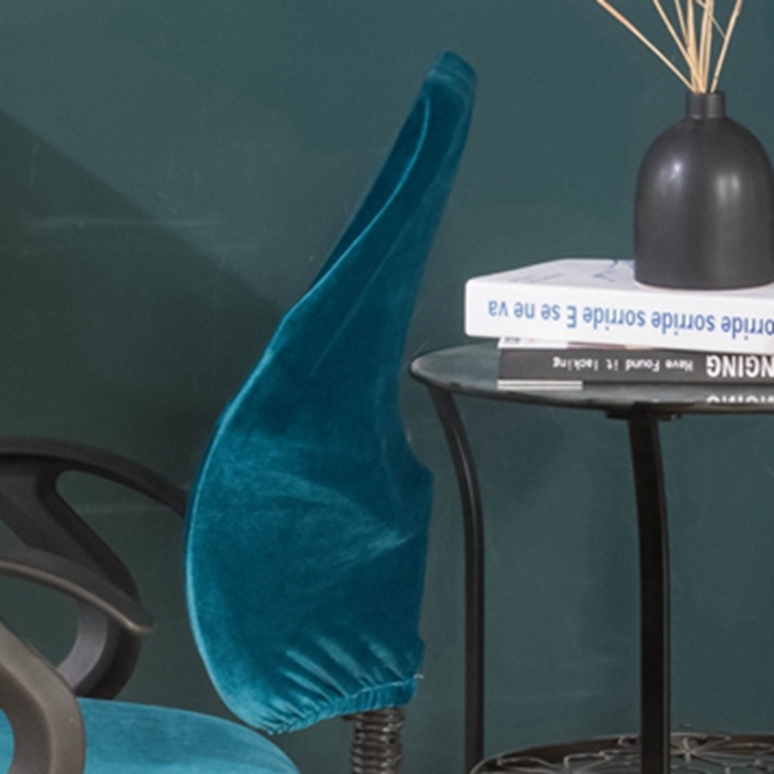 91家纺网 家纺一手货源 找家纺 （总）壹零特色家纺 银狐绒靠背套 办公室椅子套 家用椅套子 靠背套