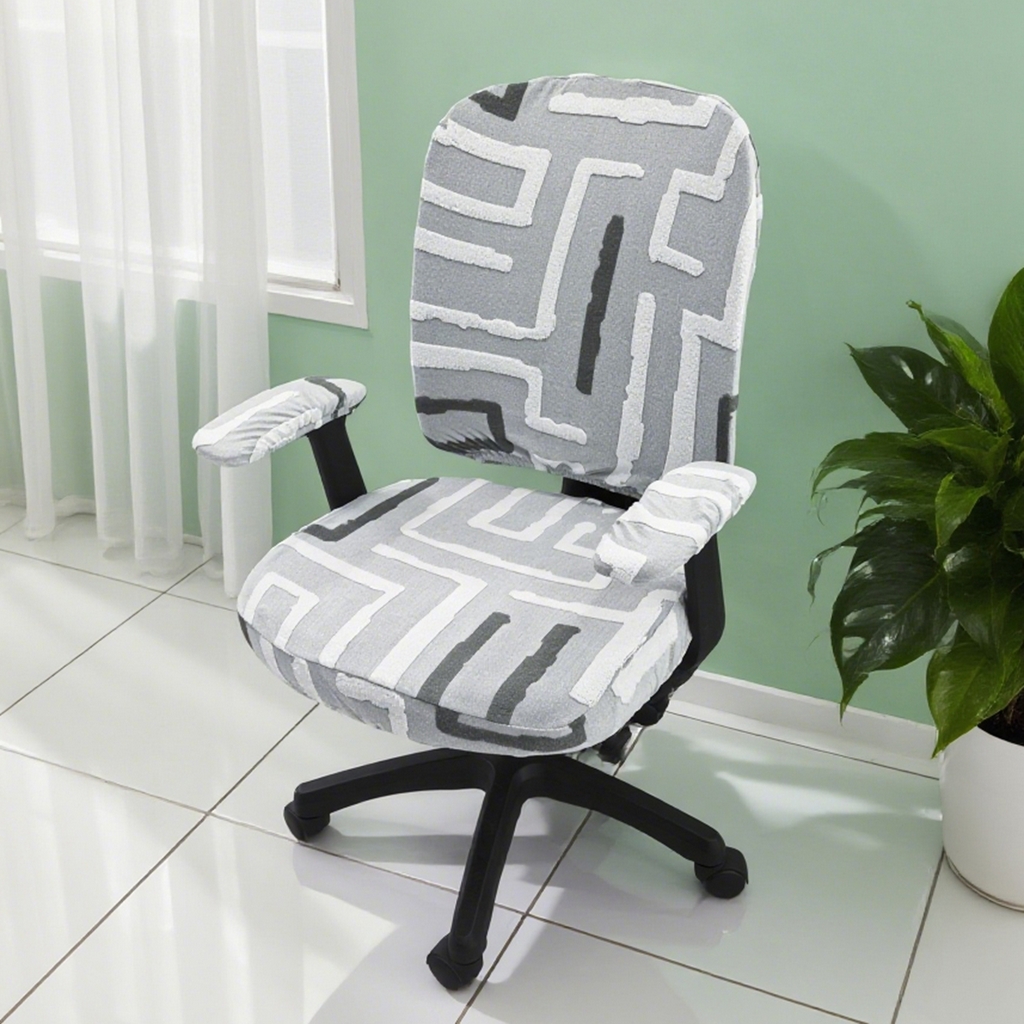 91家纺网 家纺一手货源 找家纺 （总）壹零特色家纺 2025新款剪绒提花分体椅套