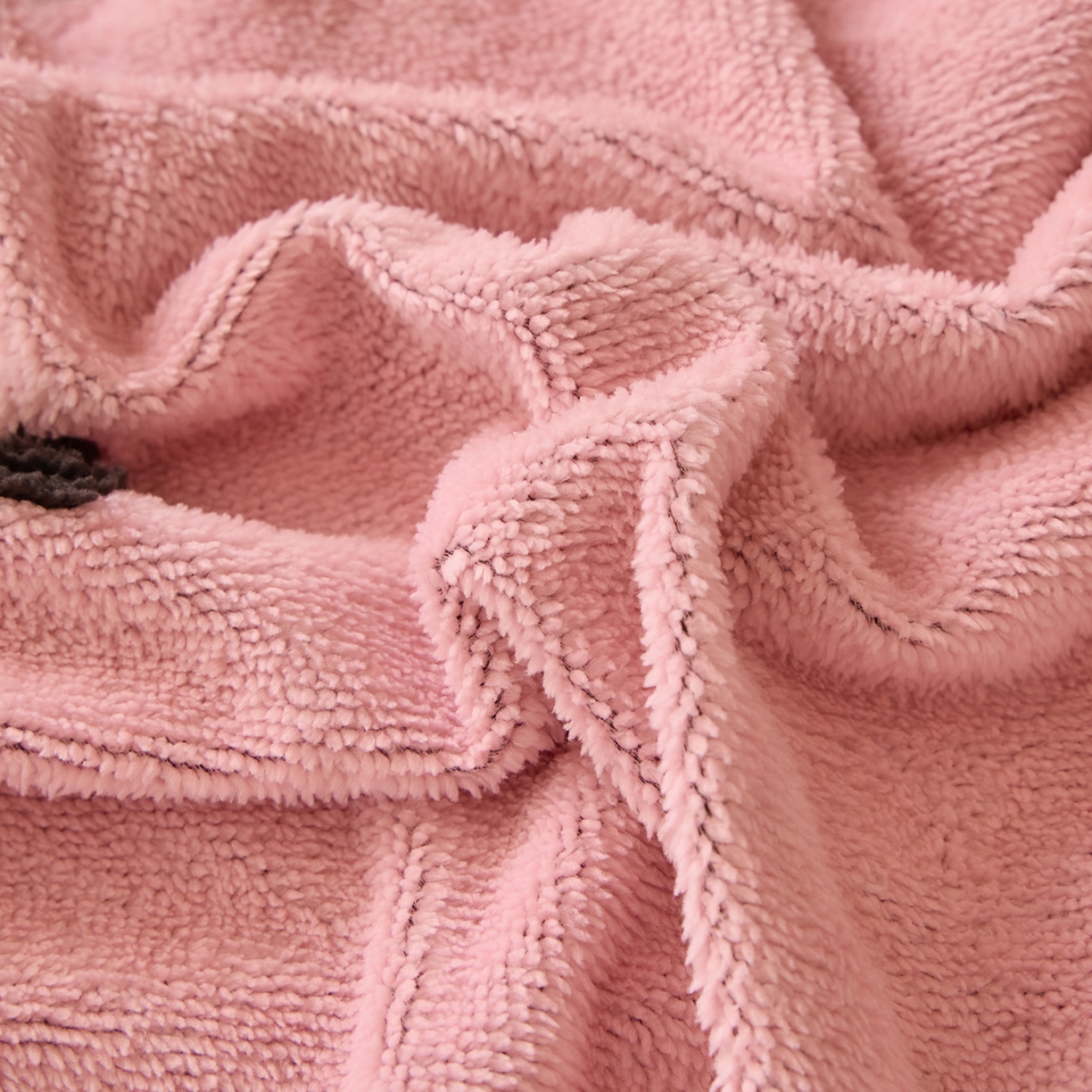 91家纺网 家纺一手货源 找家纺 丝印良品 2025新款加厚兔绒提花牛奶绒四件套系列 玫瑰-豆沙