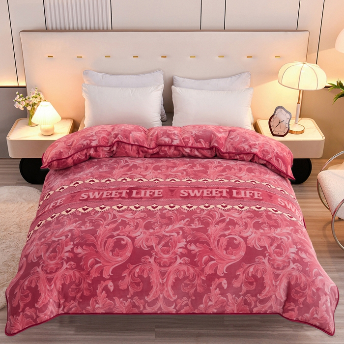 91家纺网 家纺一手货源 找家纺 （总）眠多宝2025爆款230克高克重牛奶绒单被套法莱绒水晶绒金貂绒被罩抖音快手直播单品--单被套