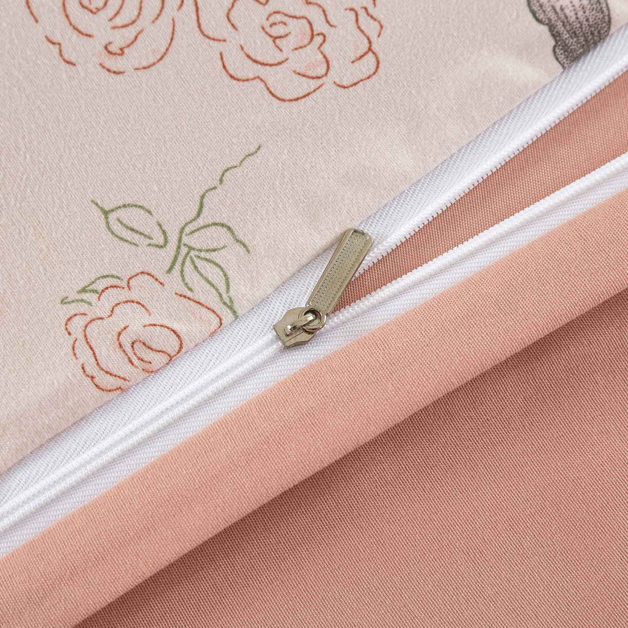 91家纺网 家纺一手货源 找家纺 恋之语 2025新款舒适柔软亲肤爆款芦荟棉四件套货源充足 花与兔