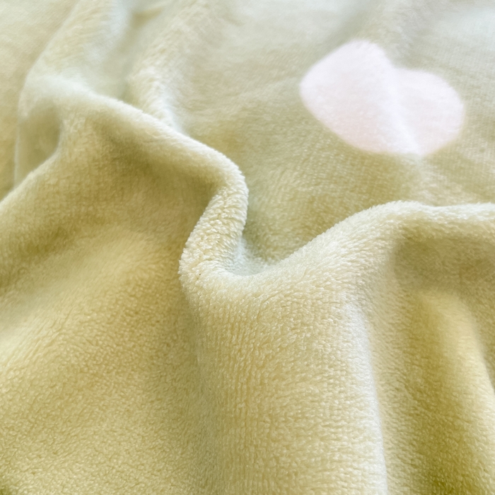 91家纺网 家纺一手货源 找家纺 柒月家居 2025新款加厚200克牛奶绒四件套 爱心满满