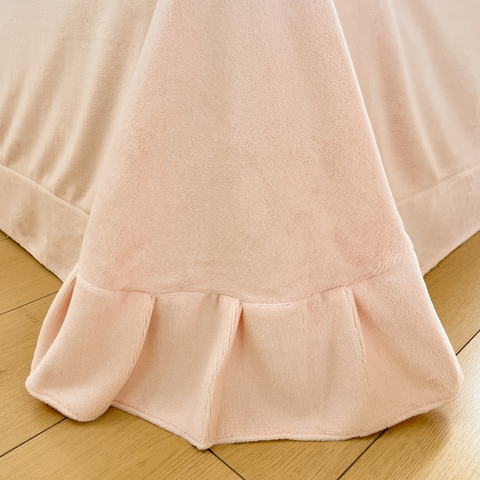 91家纺网 家纺一手货源 找家纺 利欧 2025新款满绣卡通牛奶绒刺绣四件套 鲜花小兔-酱紫