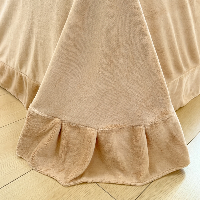 91家纺网 家纺一手货源 找家纺 利欧 2025新款满绣卡通牛奶绒刺绣四件套 卡拉巴皮-米黄