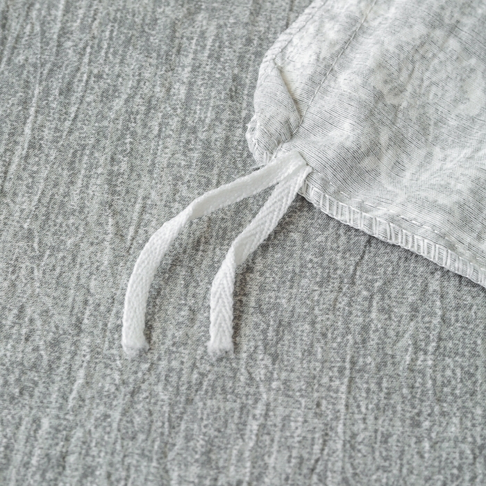 91家纺网 家纺一手货源 找家纺 漫仙阁家纺 2025新款加厚高克重原麻复古风印花四件套 锦簇