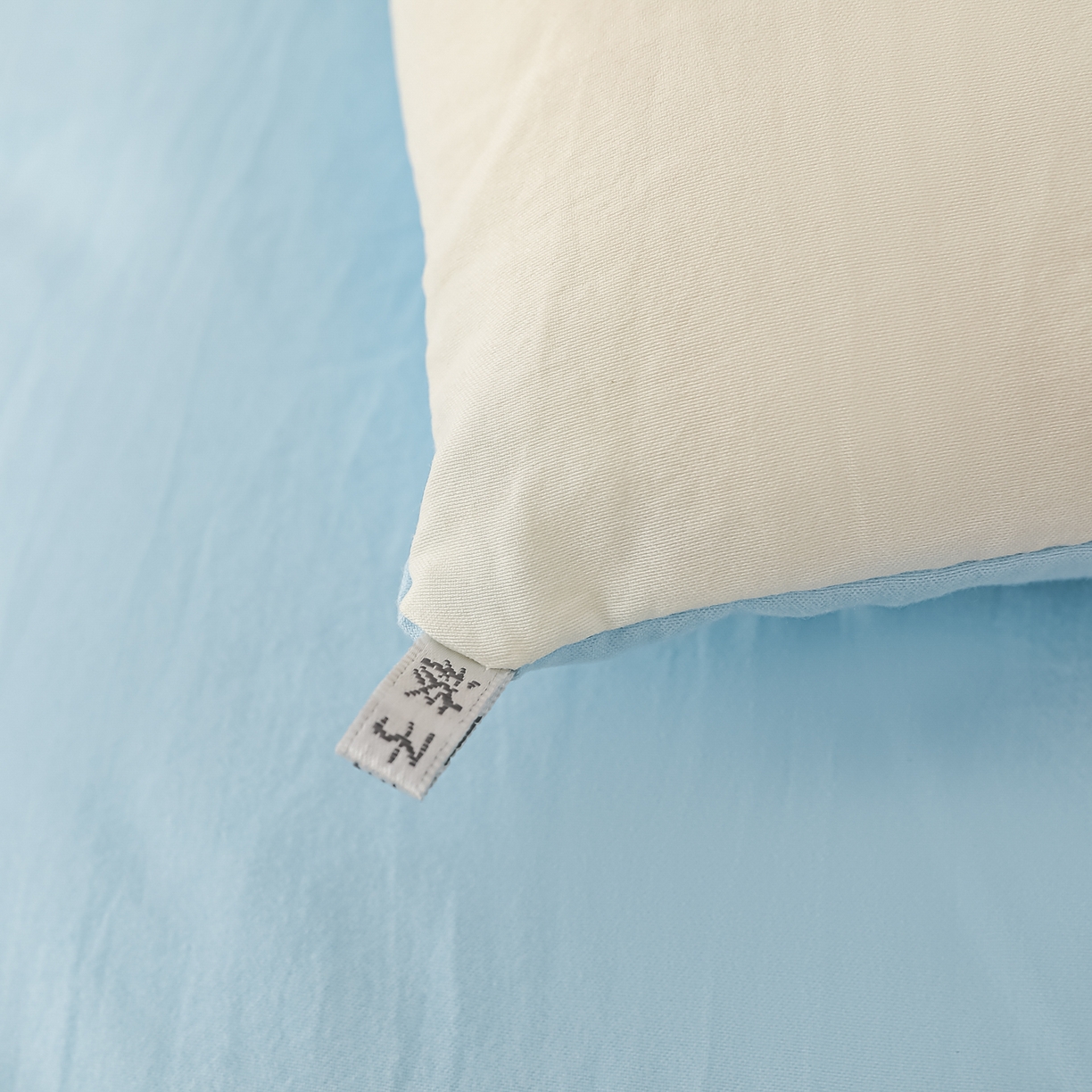 91家纺网 家纺一手货源 找家纺 圣尔雅家纺 2025新款A类水洗棉新疆棉花被无印风冬被加厚保暖被子被芯四季通用被子 白拼蓝