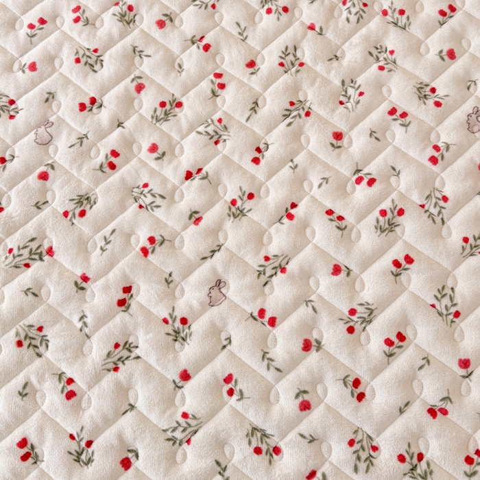 91家纺网 家纺一手货源 找家纺 小萌虎 2025秋冬新款牛奶绒夹棉床垫床褥 小确幸