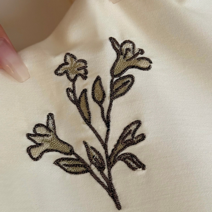 91家纺网 家纺一手货源 找家纺 （总）鹿班家居 2025新款秋冬款100S全棉纯棉磨毛精密刺绣系列四件套—青柠物语（标准会员-20元）