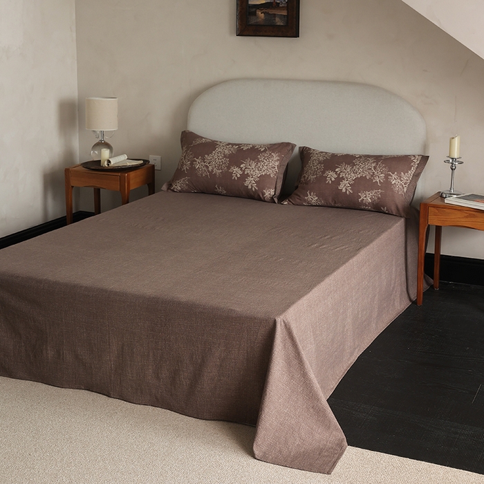 91家纺网 家纺一手货源 找家纺 玛德琳 2025新款原麻皱皱纱懒人抗菌冬被被子被芯 南法庄园