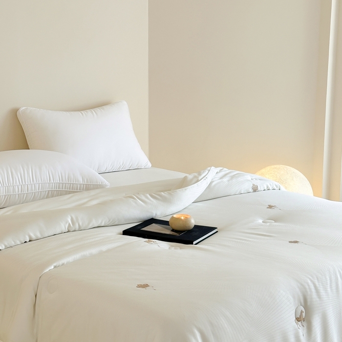 91家纺网 家纺一手货源 找家纺 （总）茧羽世家 2025新款豆绒生态被 被子被芯