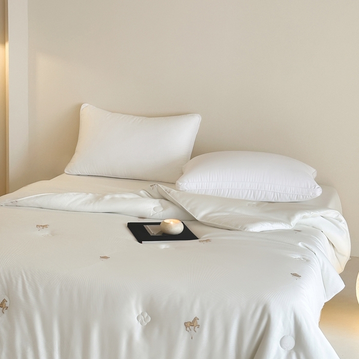 91家纺网 家纺一手货源 找家纺 （总）茧羽世家 2025新款豆绒生态被 被子被芯