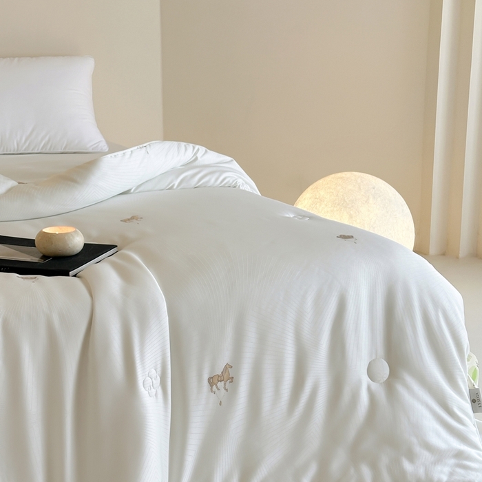 91家纺网 家纺一手货源 找家纺 （总）茧羽世家 2025新款豆绒生态被 被子被芯