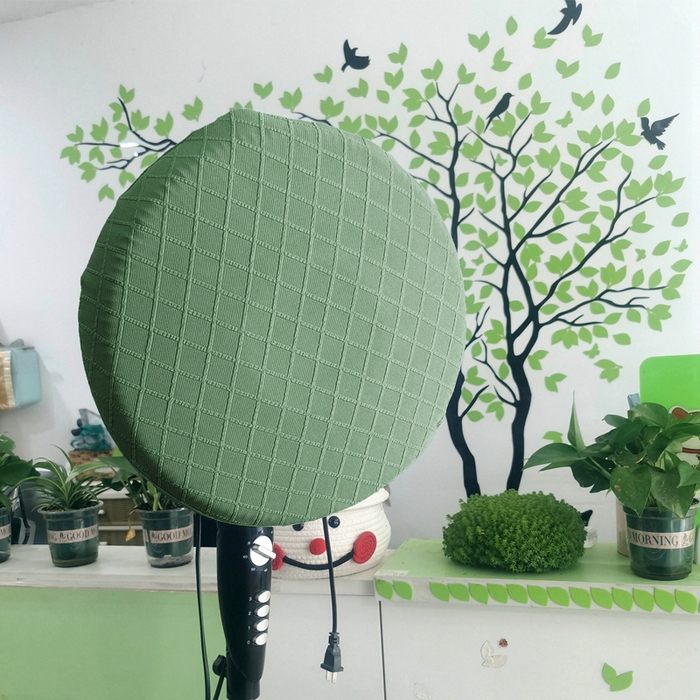 91家纺网 家纺一手货源 找家纺 （总）壹零特色家纺 弹力菱形格风扇罩子 家用风扇罩 电风扇罩子