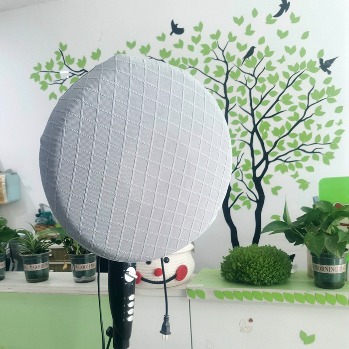 91家纺网 家纺一手货源 找家纺 （总）壹零特色家纺 弹力菱形格风扇罩子 家用风扇罩 电风扇罩子