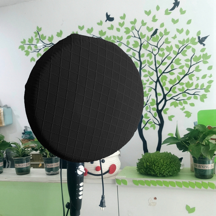 91家纺网 家纺一手货源 找家纺 （总）壹零特色家纺 弹力菱形格风扇罩子 家用风扇罩 电风扇罩子