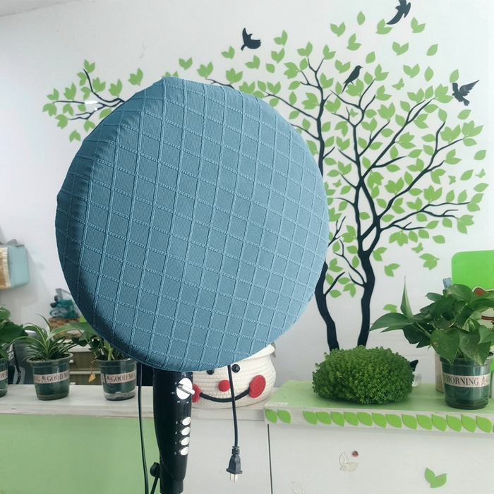 91家纺网 家纺一手货源 找家纺 （总）壹零特色家纺 弹力菱形格风扇罩子 家用风扇罩 电风扇罩子