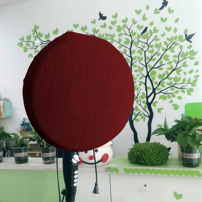 91家纺网 家纺一手货源 找家纺 （总）壹零特色家纺 弹力菱形格风扇罩子 家用风扇罩 电风扇罩子