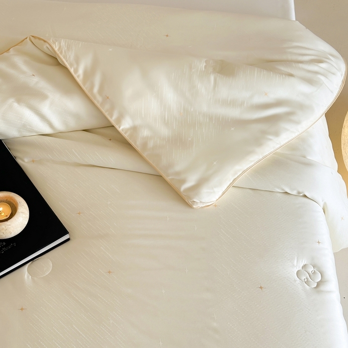 91家纺网 家纺一手货源 找家纺 茧羽世家 2025新款豆绒生态被 被子被芯 流星雨