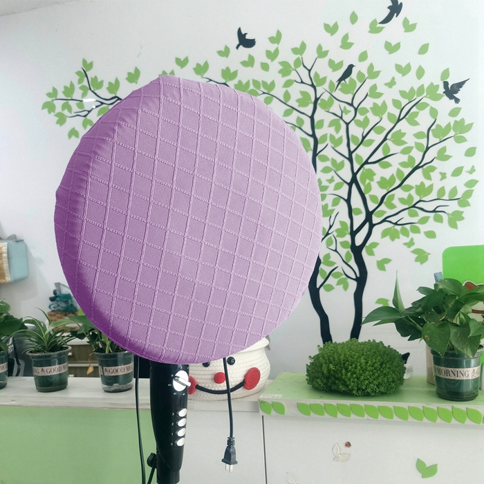 91家纺网 家纺一手货源 找家纺 （总）壹零特色家纺 弹力菱形格风扇罩子 家用风扇罩 电风扇罩子