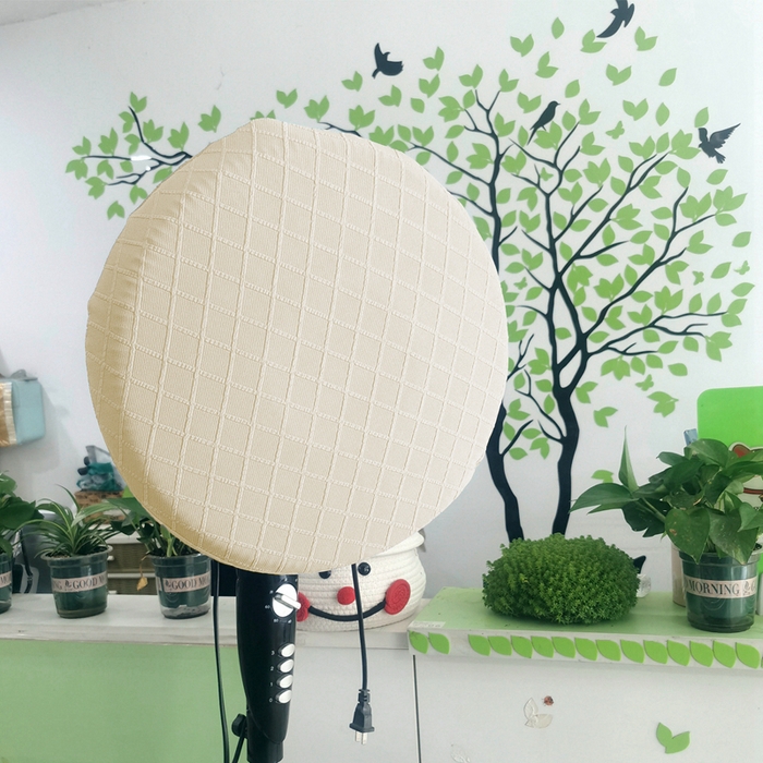 91家纺网 家纺一手货源 找家纺 （总）壹零特色家纺 弹力菱形格风扇罩子 家用风扇罩 电风扇罩子