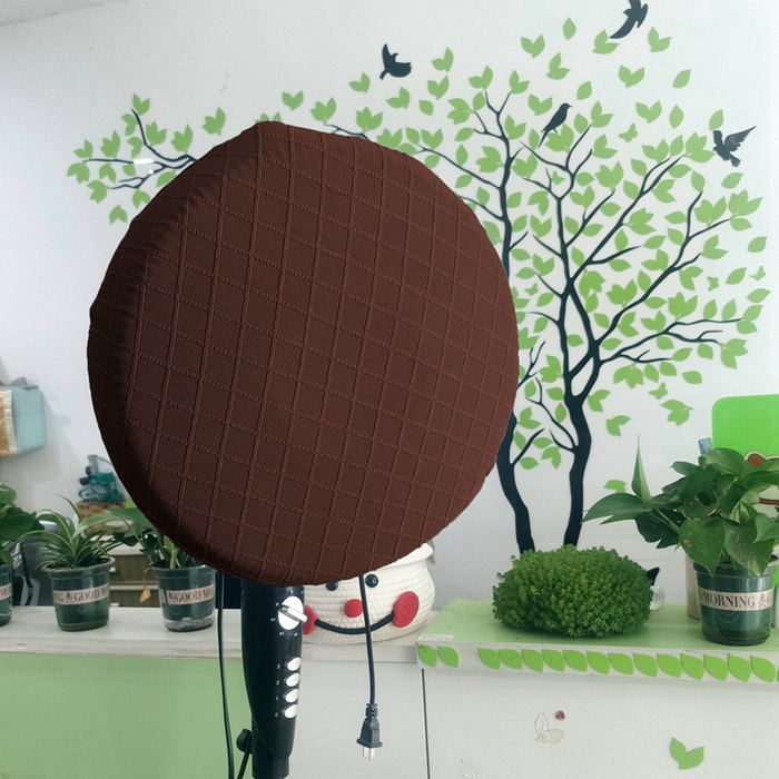 91家纺网 家纺一手货源 找家纺 （总）壹零特色家纺 弹力菱形格风扇罩子 家用风扇罩 电风扇罩子