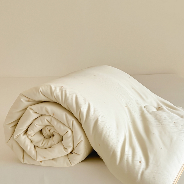 91家纺网 家纺一手货源 找家纺 茧羽世家 2025新款豆绒生态被 被子被芯 流星雨