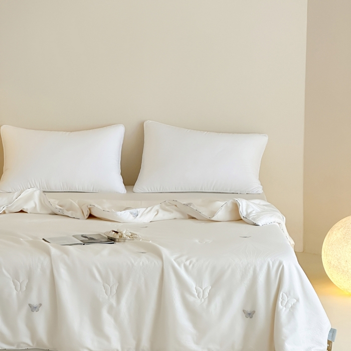 91家纺网 家纺一手货源 找家纺 （总）茧羽世家 2025新款皇冠蝶翼蚕丝被 被子被芯