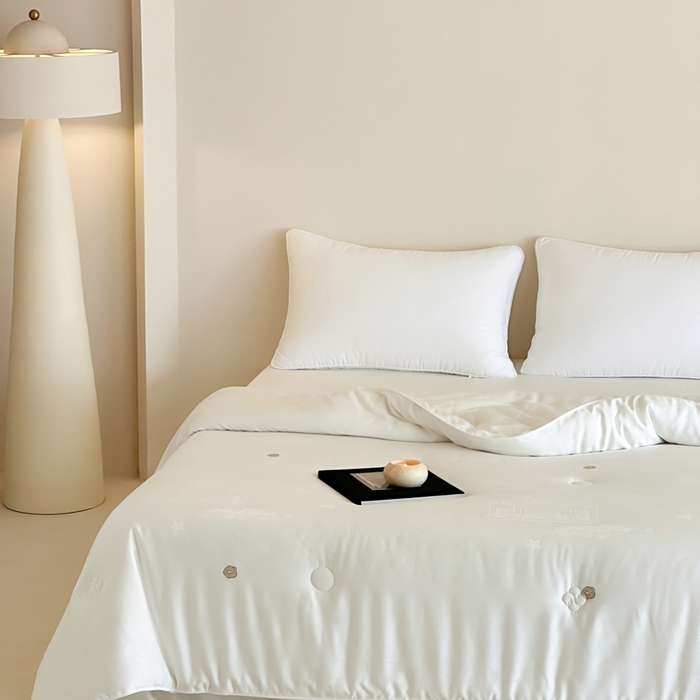 91家纺网 家纺一手货源 找家纺 茧羽世家 2025新款豆绒生态被 被子被芯 圣罗伦