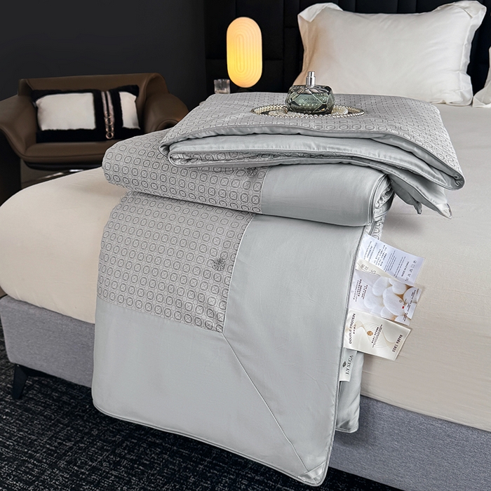 茧羽世家 2025新款奢华宋韵蚕丝被 被子被芯 玄砂