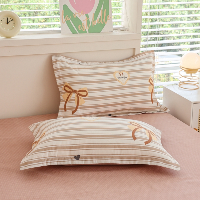 91家纺网 家纺一手货源 找家纺 优纤家纺 2025新款120克磨毛斜纹卡通花卉印花植物羊绒四件套 淑女屋-咖