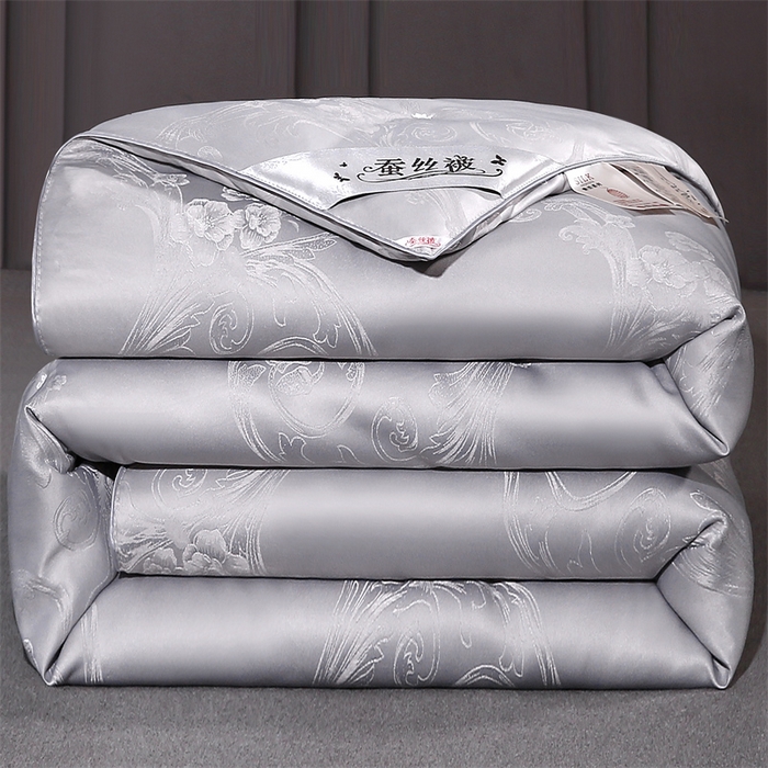 91家纺网 家纺一手货源 找家纺 前程家纺 2025新款-凤凰花被 凤凰花-灰色