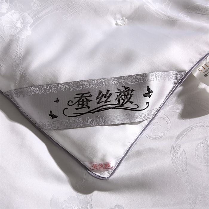 91家纺网 家纺一手货源 找家纺 前程家纺 2025新款-凤凰花被 凤凰花-白色