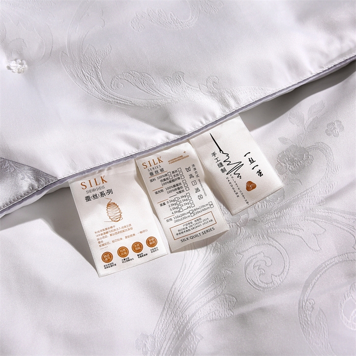 91家纺网 家纺一手货源 找家纺 前程家纺 2025新款-凤凰花被 凤凰花-白色