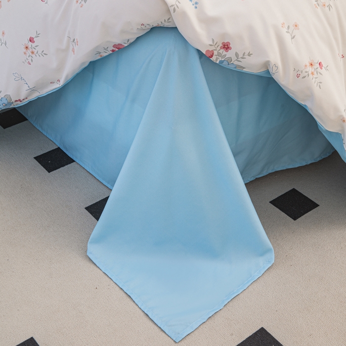 91家纺网 家纺一手货源 找家纺 优纤家纺 2025新款120克磨毛斜纹卡通花卉印花植物羊绒四件套 小清新