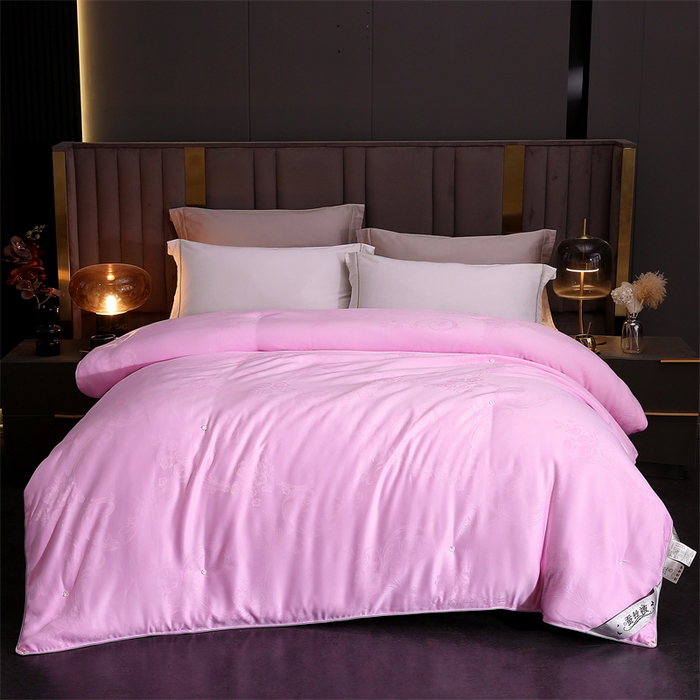 91家纺网 家纺一手货源 找家纺 前程家纺 2025新款-凤凰花被 凤凰花-粉色