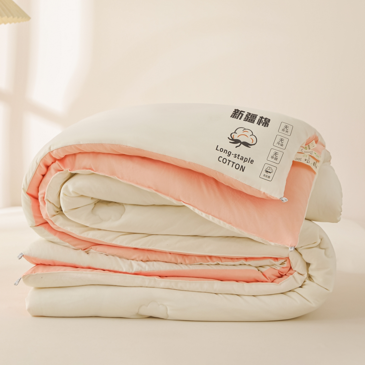 91家纺网 家纺一手货源 找家纺 （总）圣尔雅家纺 2025新款A类水洗棉新疆棉花被无印风冬被加厚保暖被子被芯四季通用被子