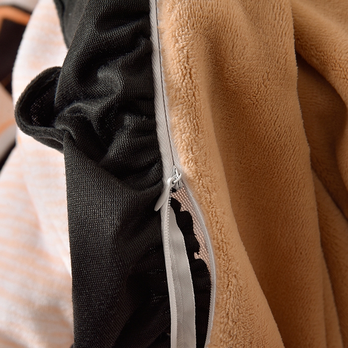 91家纺网 家纺一手货源 找家纺 牵依 2025新款赫本风水花边牛奶绒四件套 法式-银杏叶