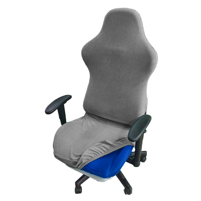 91家纺网 家纺一手货源 找家纺 （总）壹零特色家纺 2025新款简约弹力通用型加厚纯色防水华夫格电竞椅套